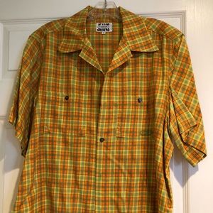 Iceberg Jeans Short Sleeve Button Down Shirt